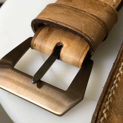 watch strap sanders BUCKLE HEAT TREATMENT BRONZE BLUE