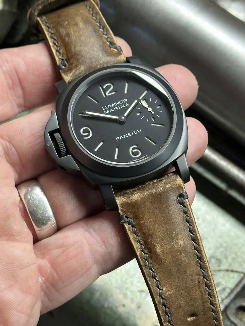 watch strap sanders RAMPAGE TYPHON padded vintage pam26 panerai