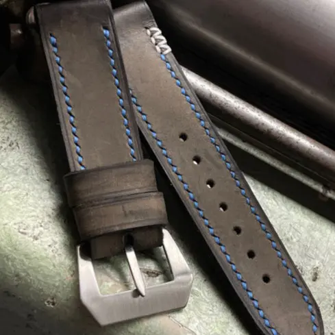 watch strap sanders ONORE BRIGHT BLUE 3X Custom