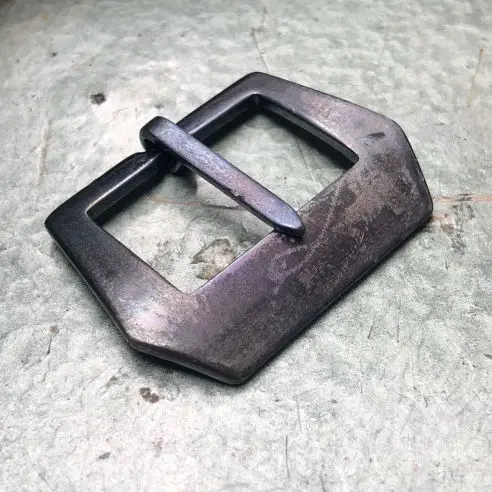 watch strap sanders BUCKLE B3 BLUED BEATEN BUCKLE