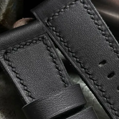 watch strap sanders vintage matte black