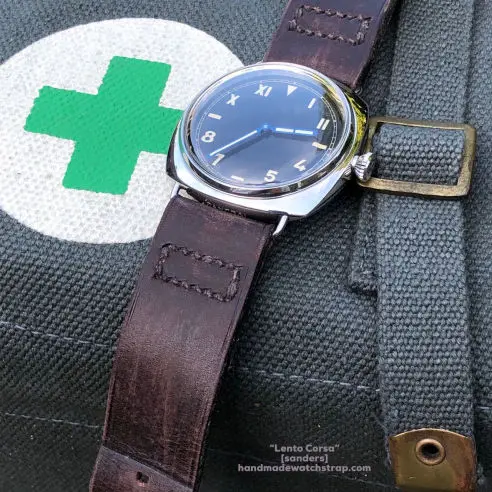 watch strap sanders LENTO CORSA minimal