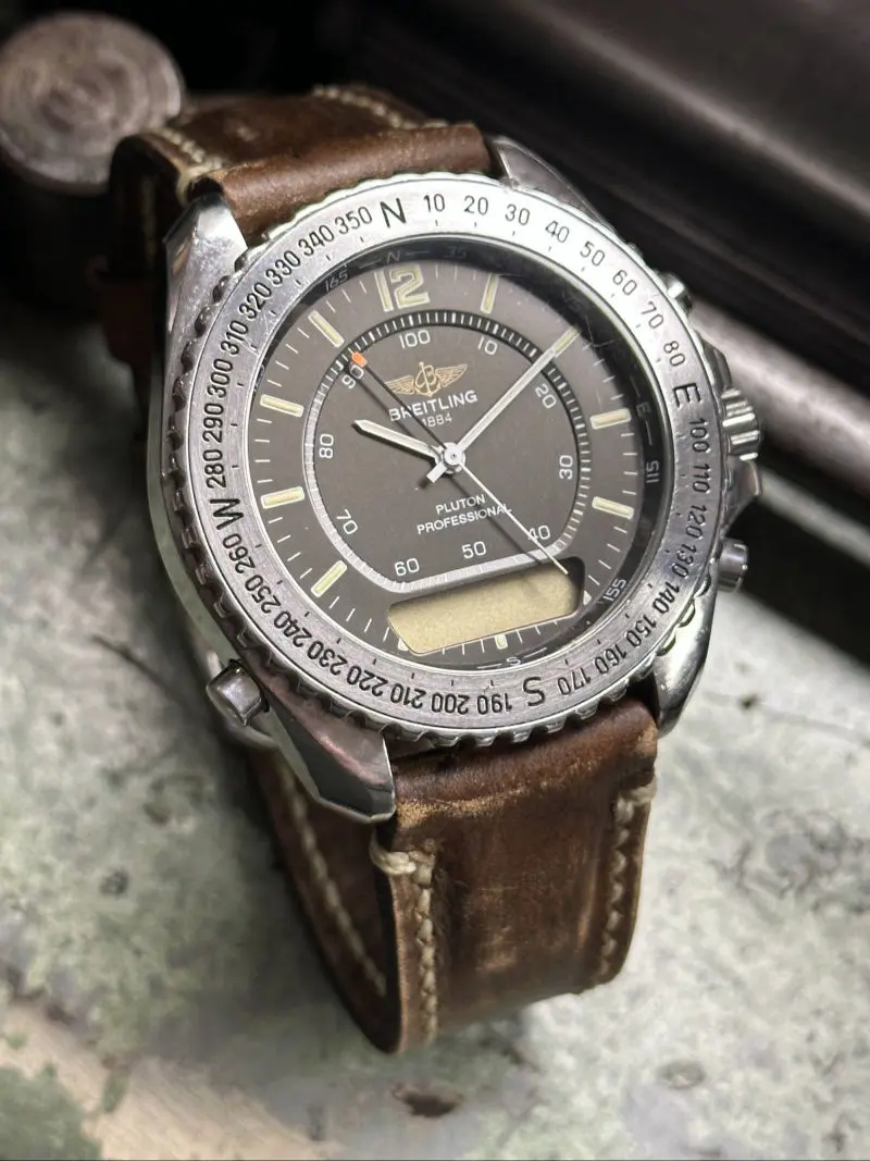 watch strap sanders RAMPAGE TYPHON padded vintage Breitling