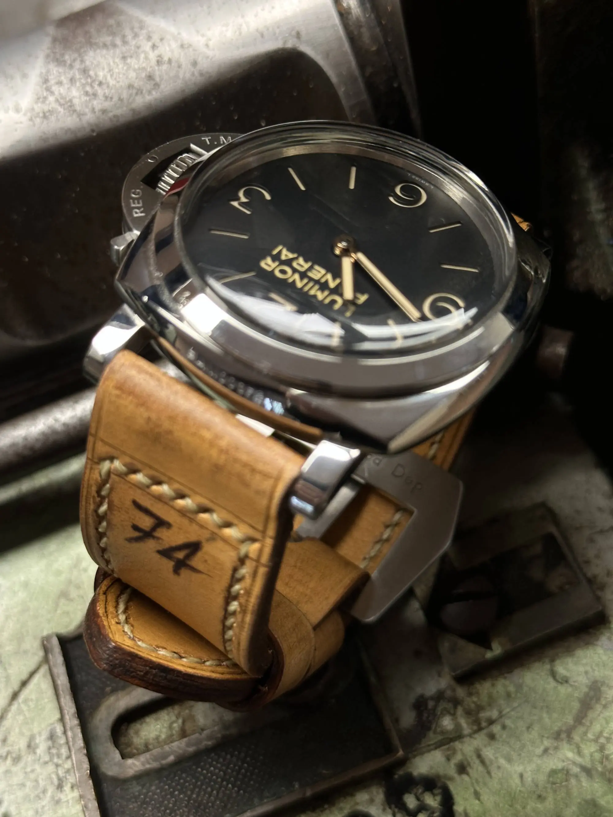 watch strap sanders 74 vintage