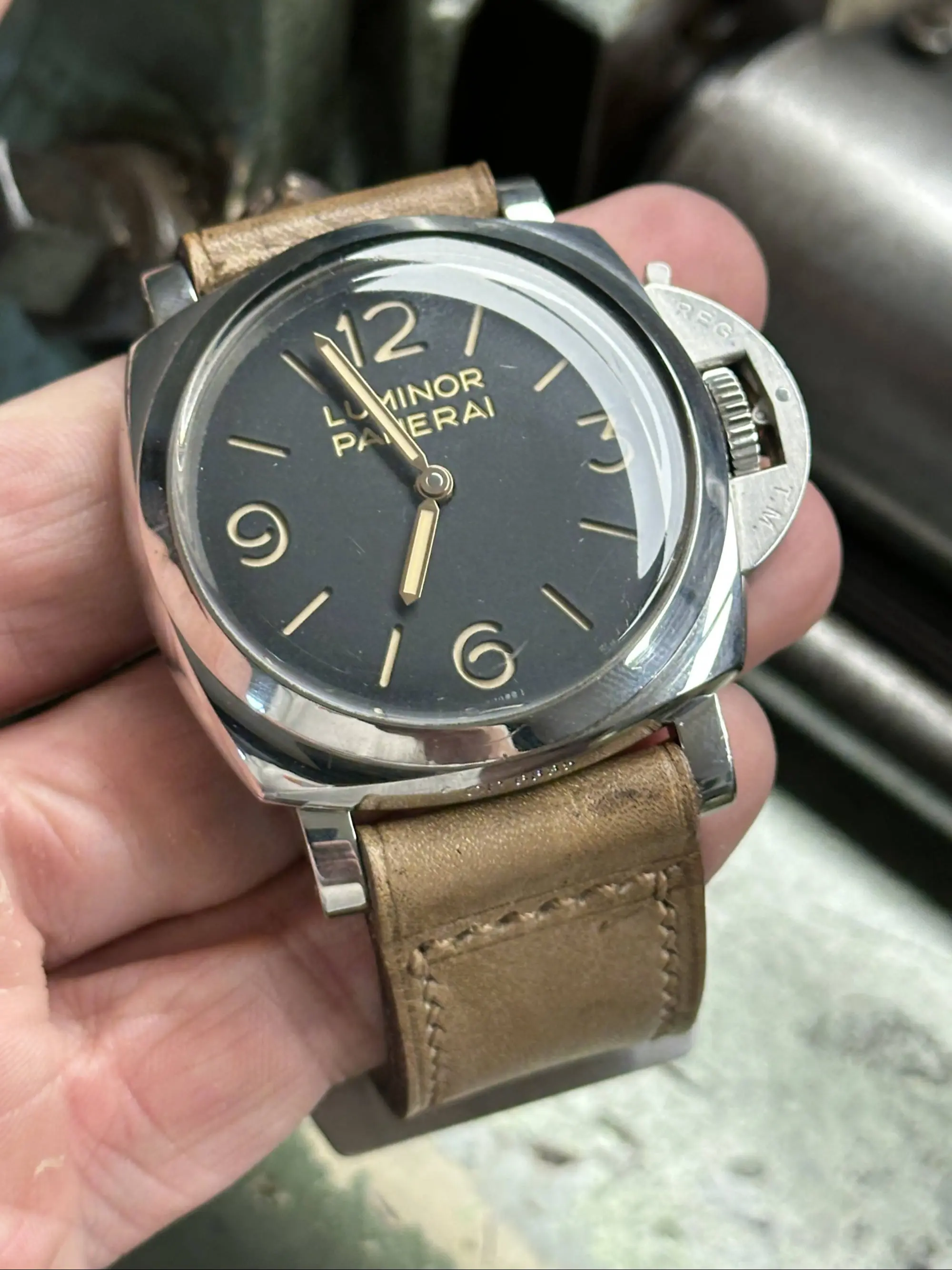 watch strap sanders PRIMO vintage panerai pam372