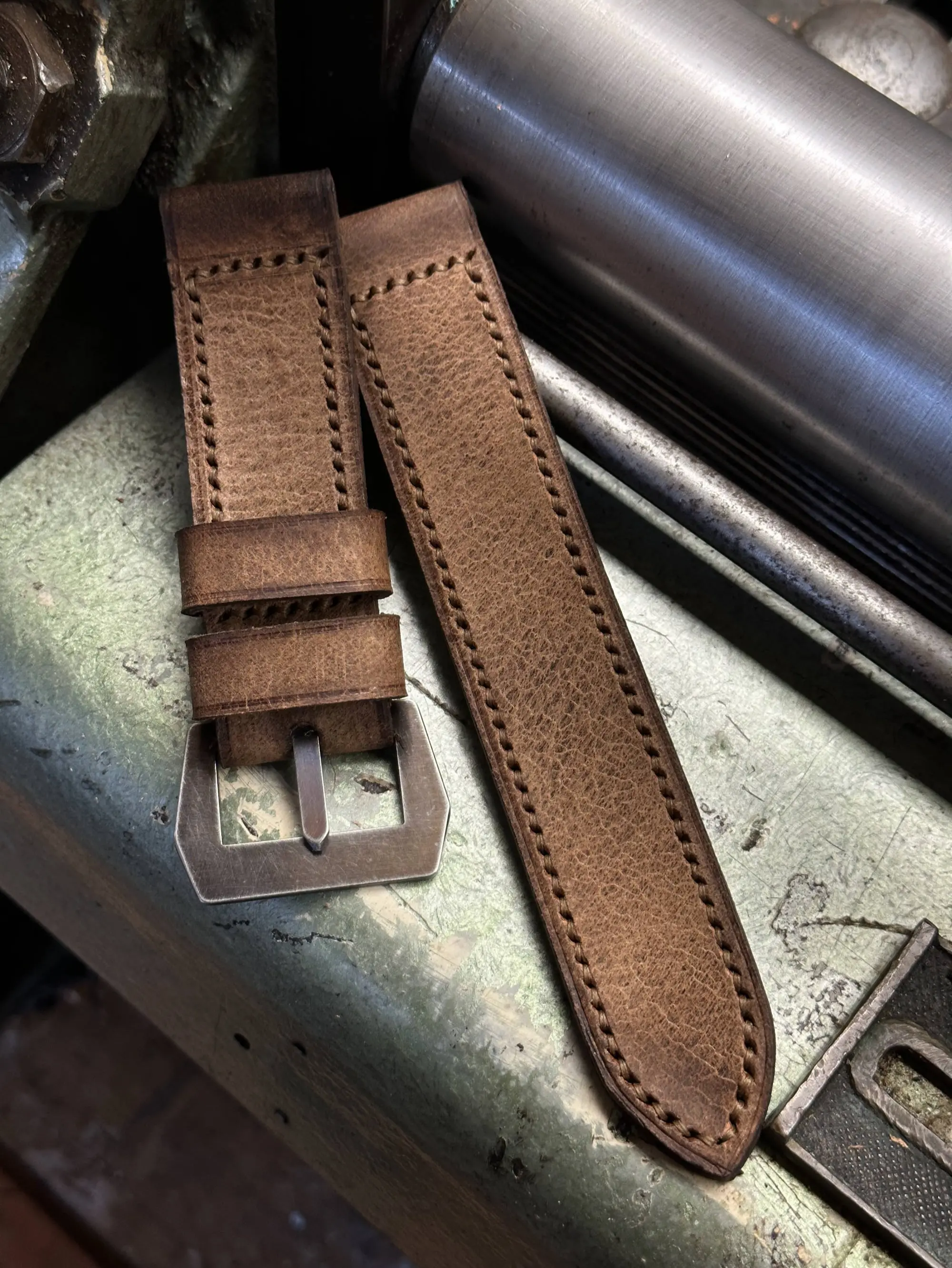 watch strap sanders BARRAGE ANZIANE vintage