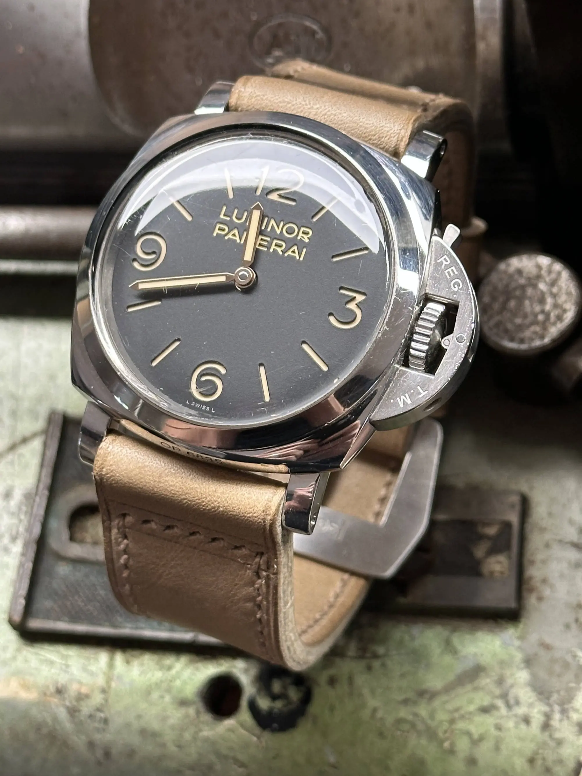 watch strap sanders apollo vintage Panerai pam372