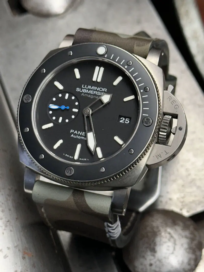 watch strap sanders CAMO 3X custom panerai pam1389