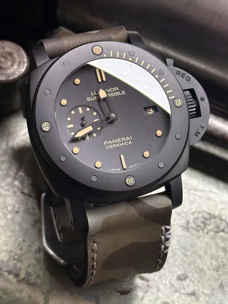 watch strap sanders CAMO 3X custom panerai pam508