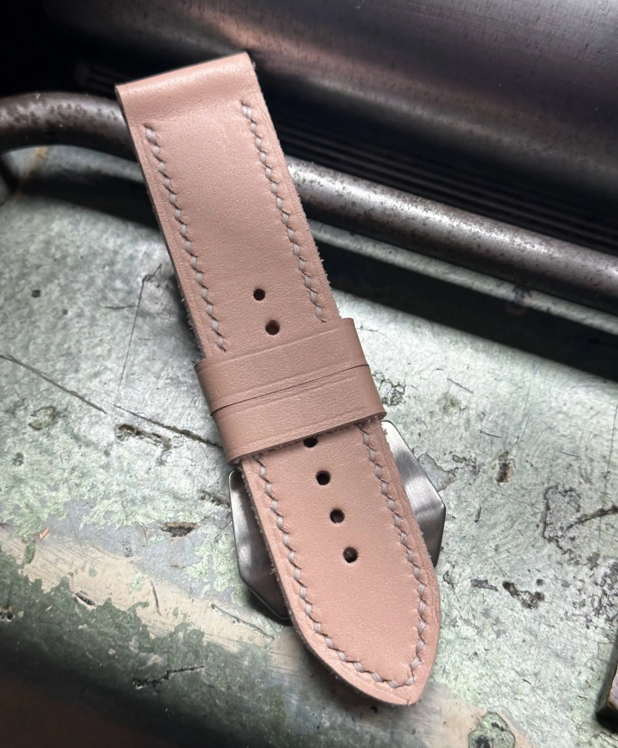 watch strap sanders 917 PINK custom