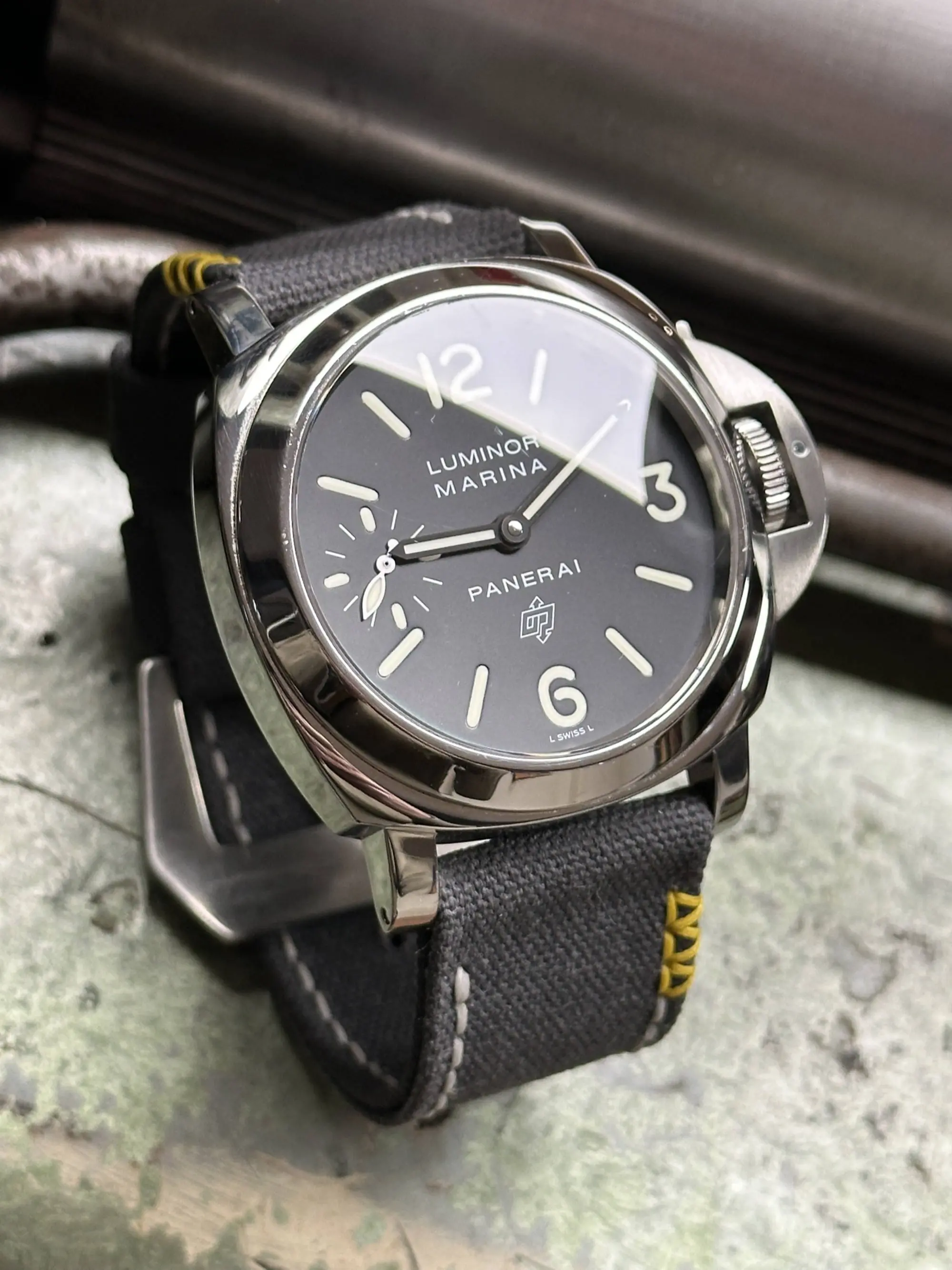 watch strap sanders KA-73ANTHRACITE GREY 2(3X) panerai pam005