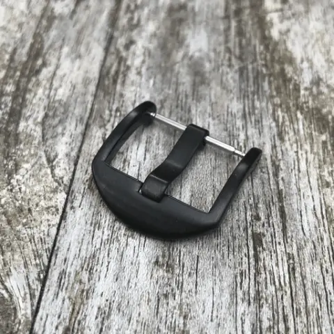 watch strap sanders BUCKLE THUMBNAIL PVD BLACK