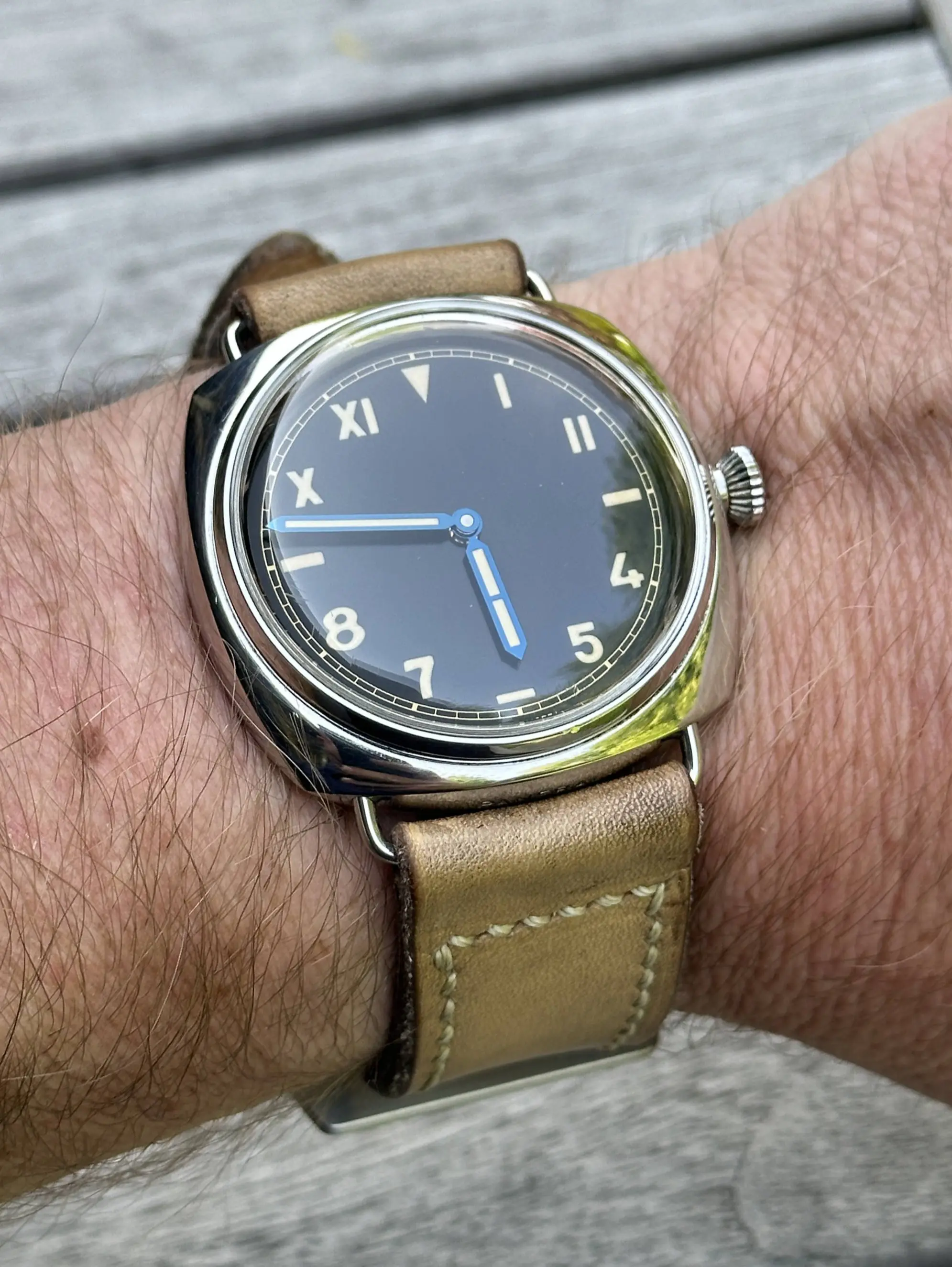 watch strap sanders ARES vintage Panerai pam249