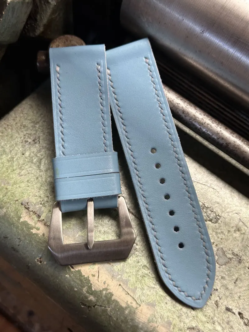 watch strap sanders BABY BLUE custom