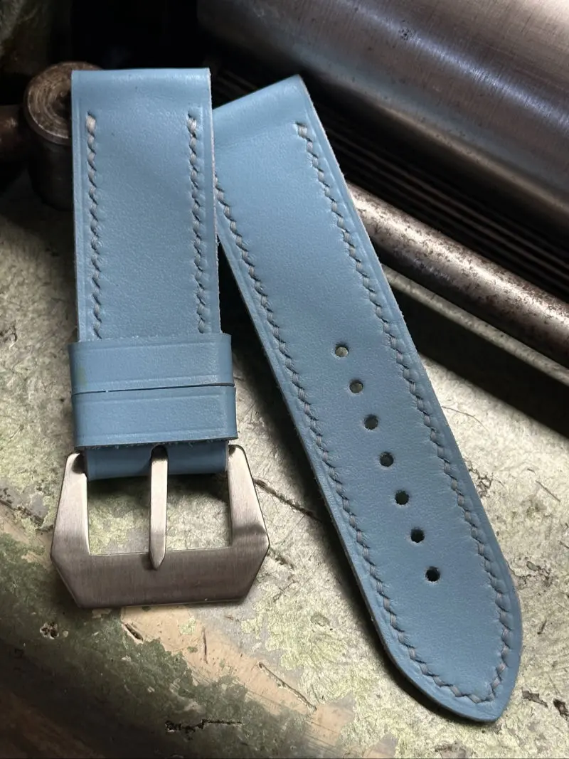 watch strap sanders BABY BLUE custom
