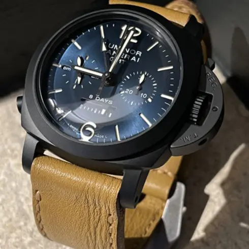 watch strap sanders FRENCH AMMO-2 PANERAI PAM1135