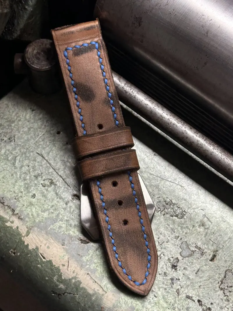 watch strap sanders THEMIS - Bright blue vintage