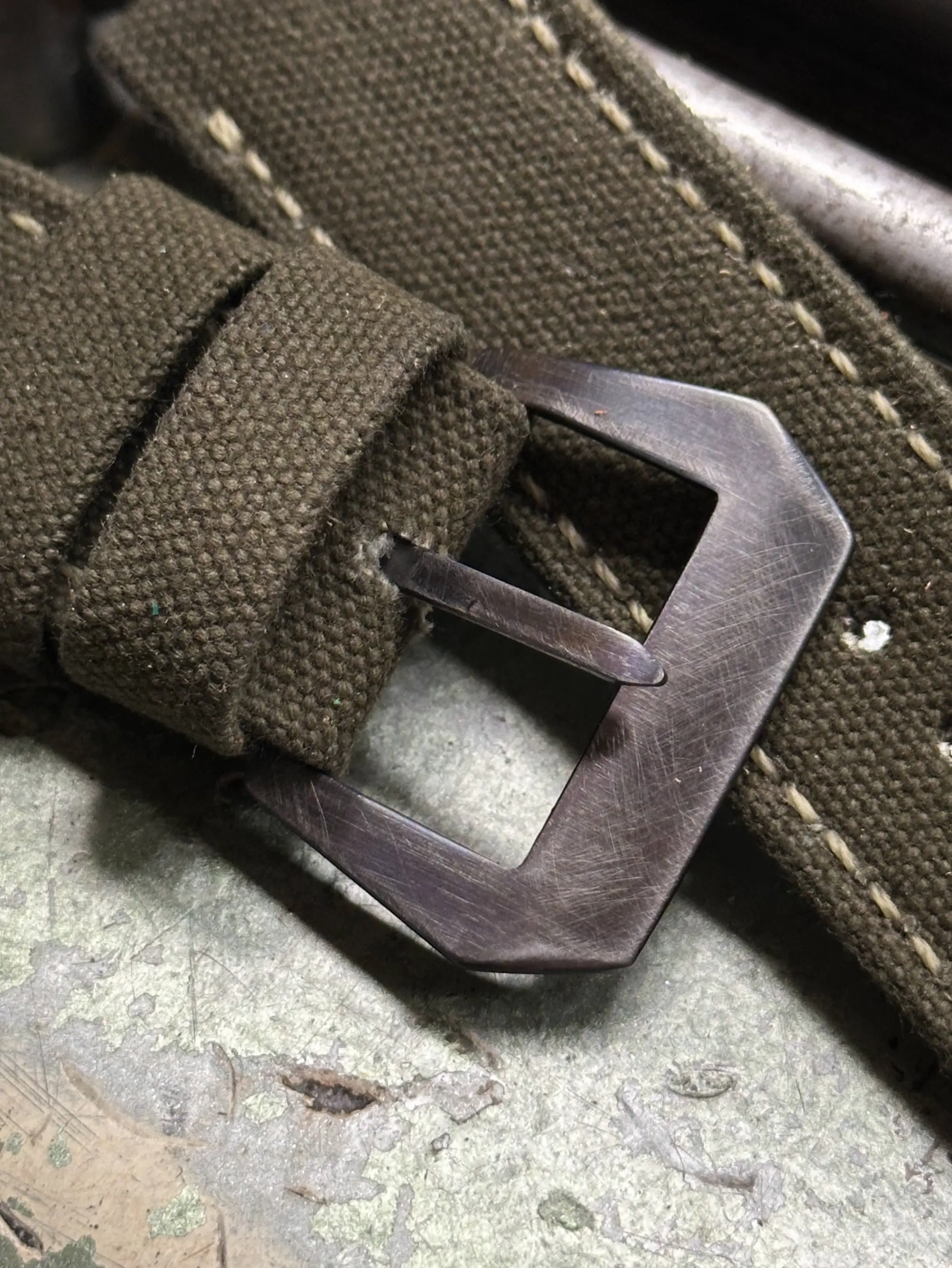 watch strap sanders DUTCH AMMO CANVAS GREEN