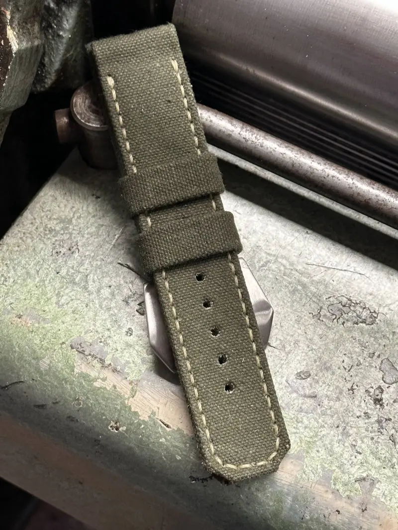 watch strap sanders DUTCH AMMO CANVAS GREEN