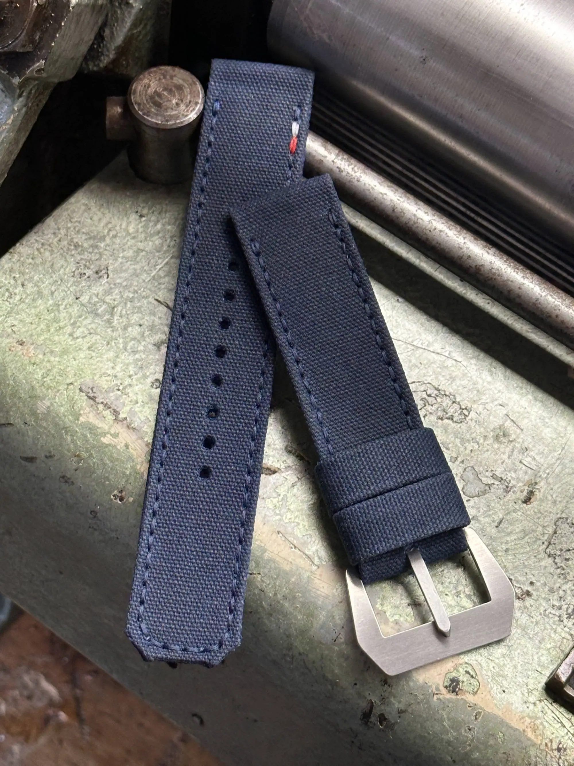 watch strap sanders KA-73 MIDNIGHT BLUE Flag