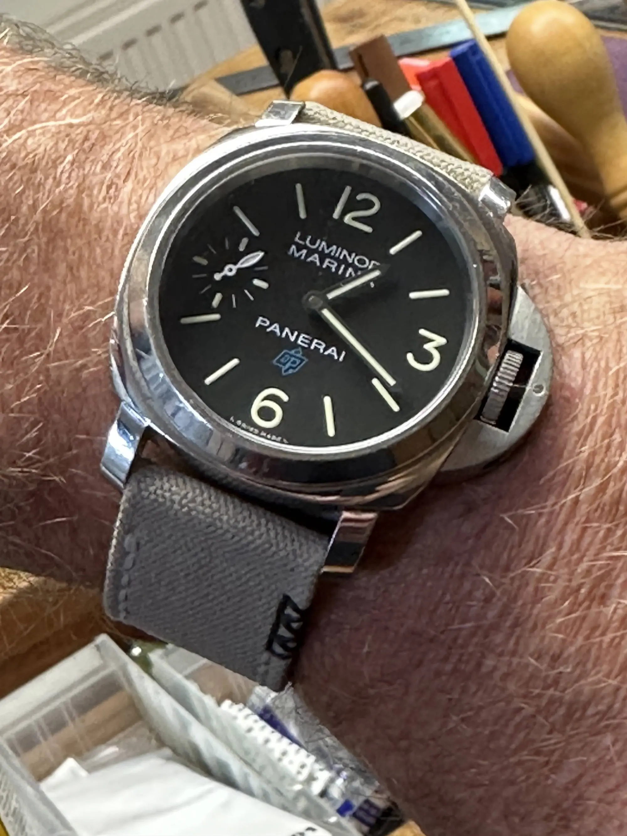 watch strap sanders KA-73 LIGHT CLAY 3X