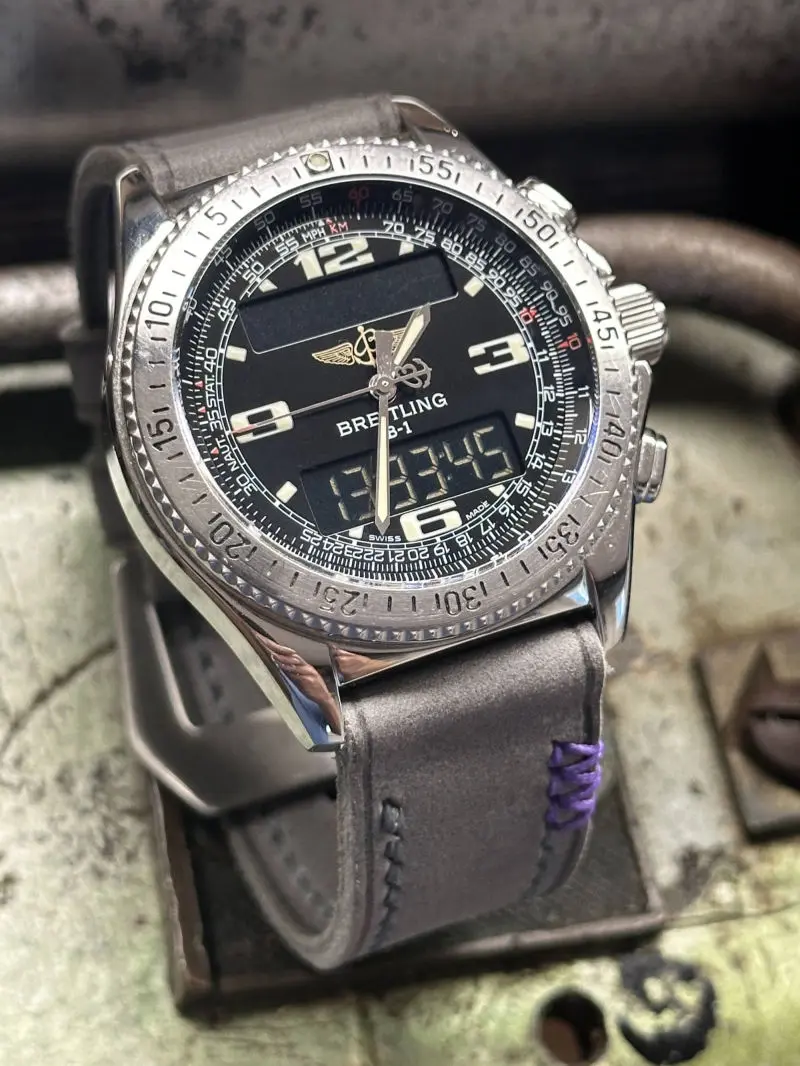watch strap sanders ARIS + 3X Custom Breitling