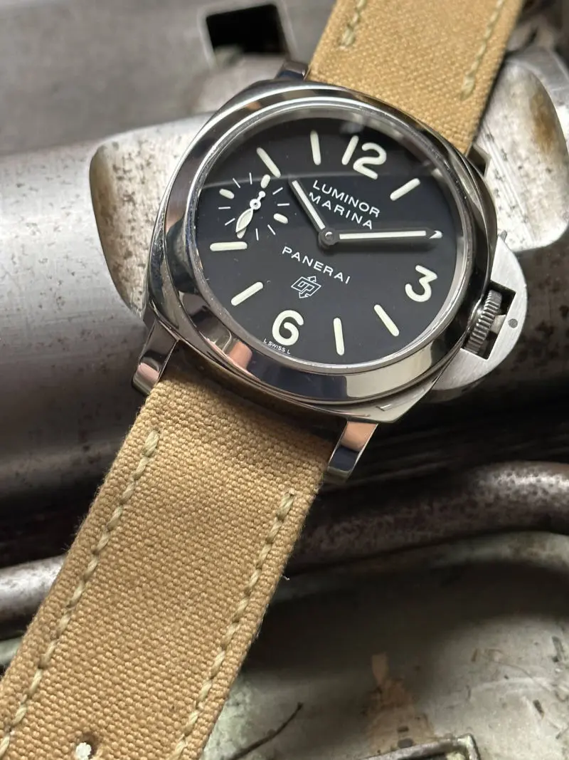 watch strap sanders DUTCH AMMO CANVAS SAND Panerai pam005
