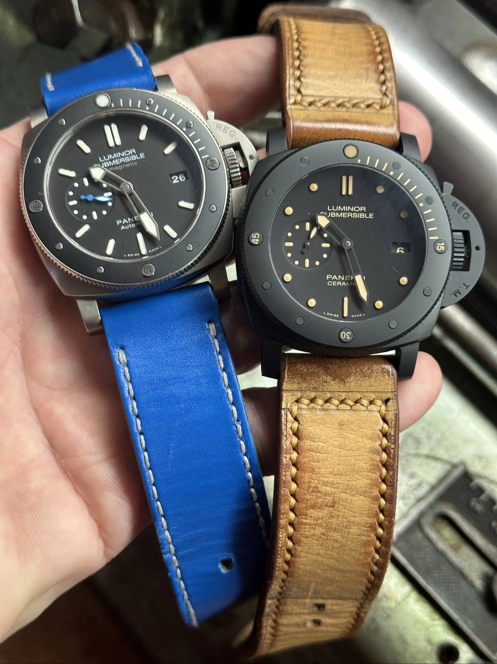 watch strap sanders OCEAAN custom panerai pam1389 pam508 submersible