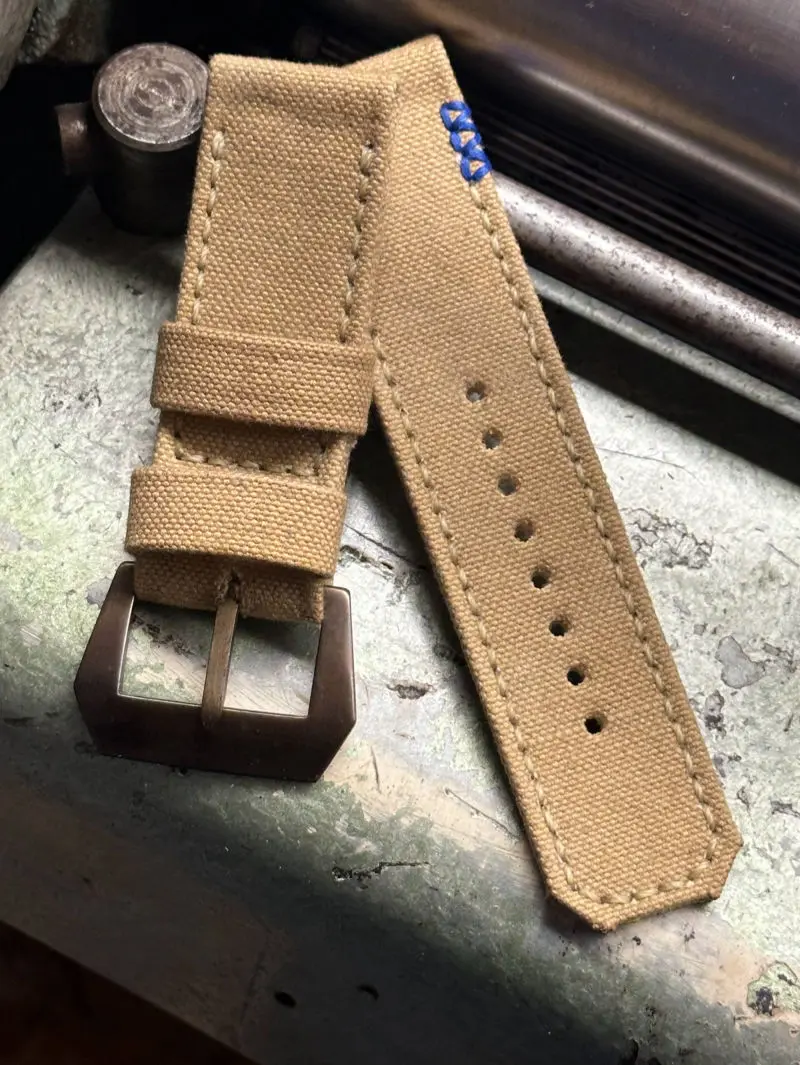 watch strap sanders DUTCH AMMO CANVAS SAND + 3X