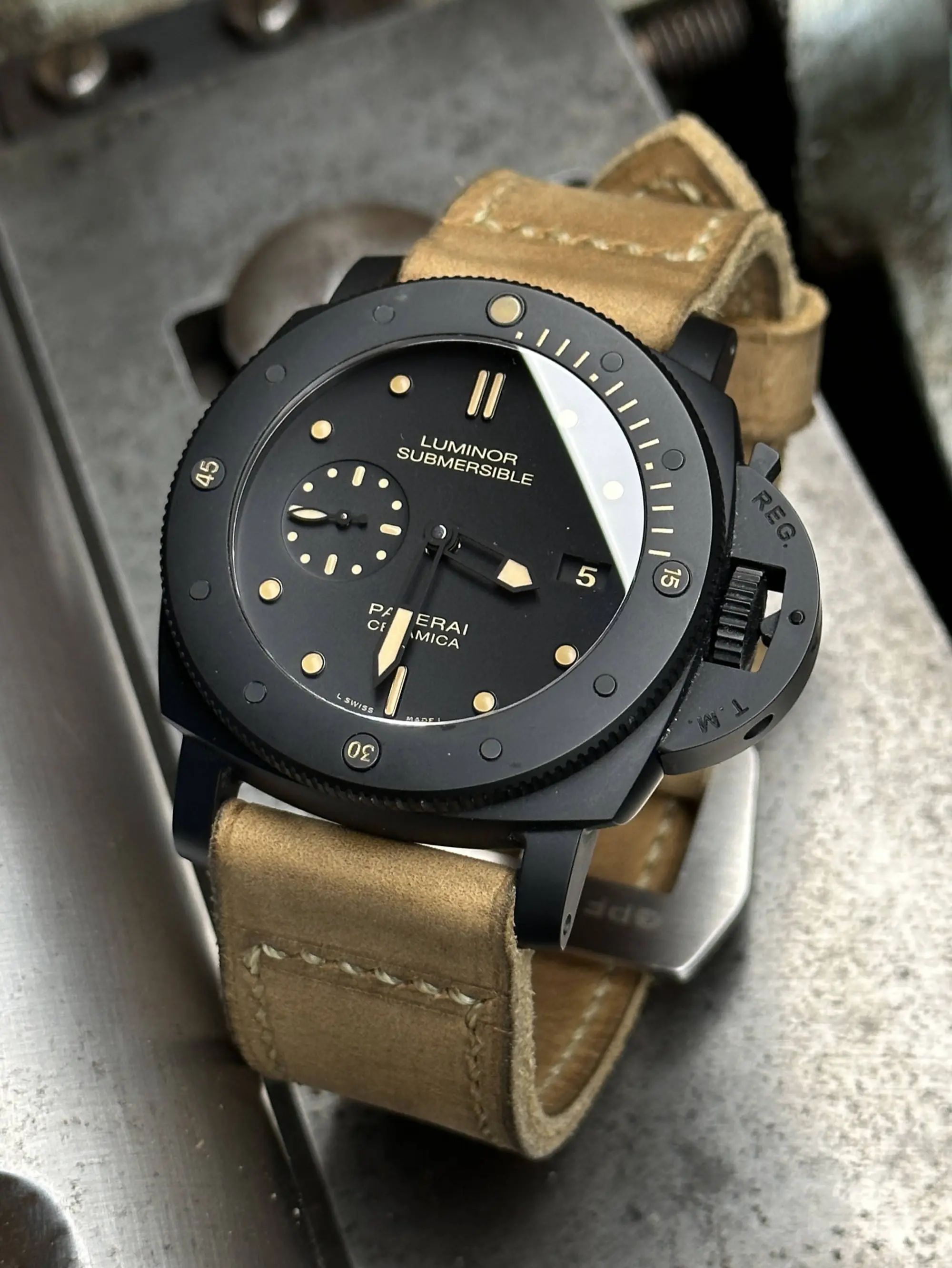 watch strap sanders ATON PAM508 Panerai
