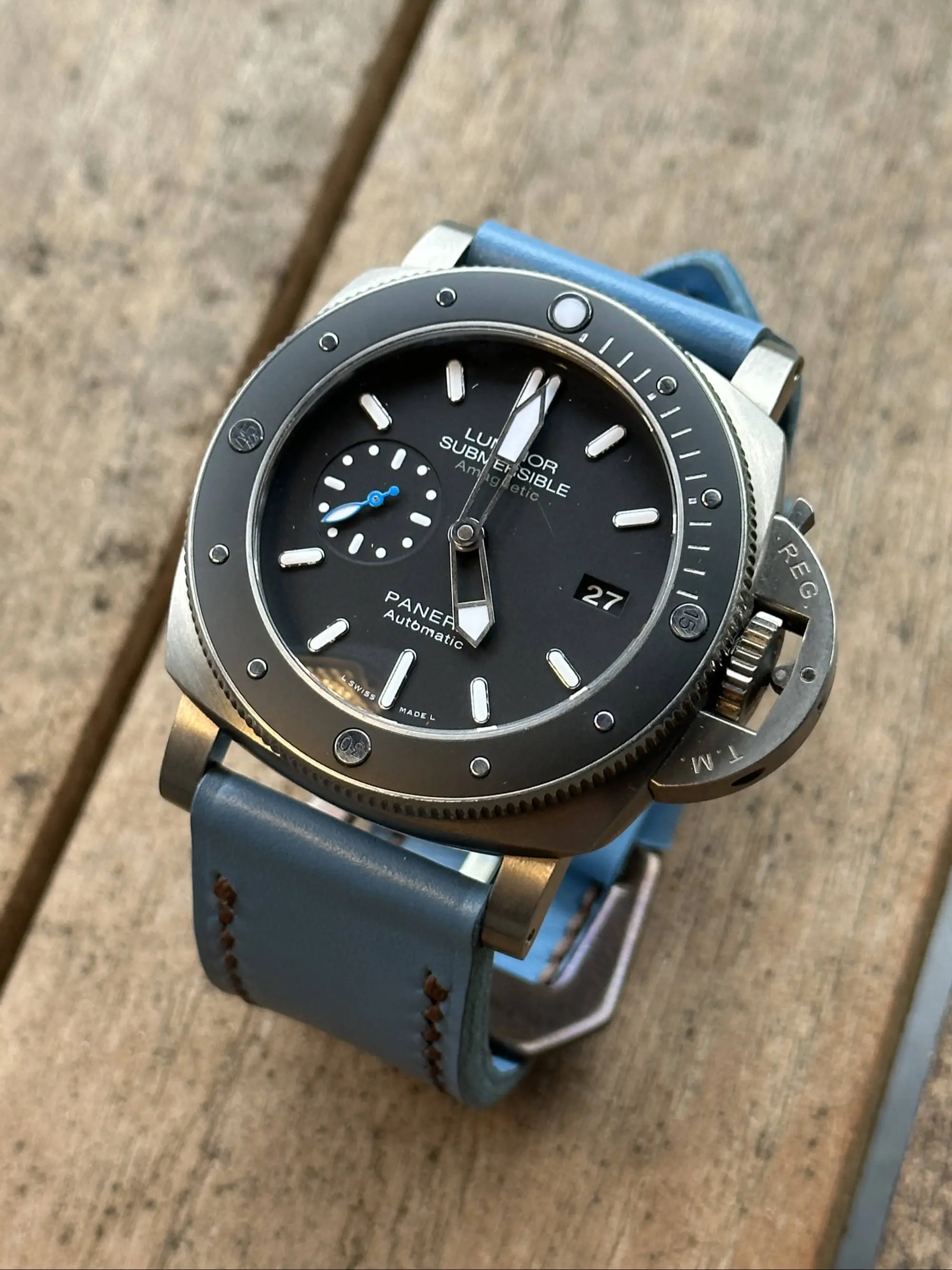 watch strap sanders SKY BLUE custom