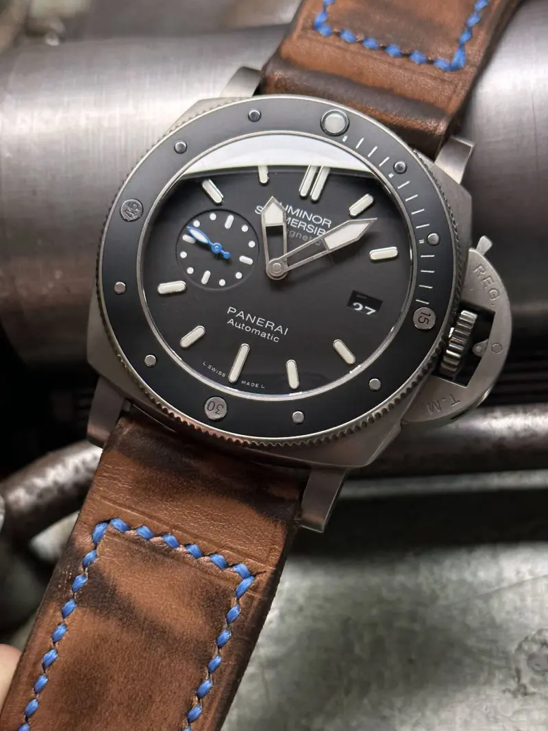 watch strap sanders THEMIS - Bright blue vintage