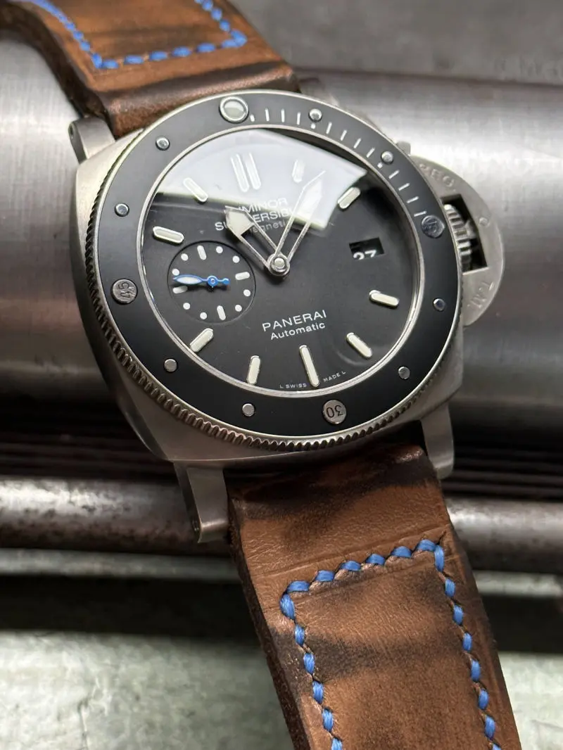 watch strap sanders THEMIS - Bright blue vintage