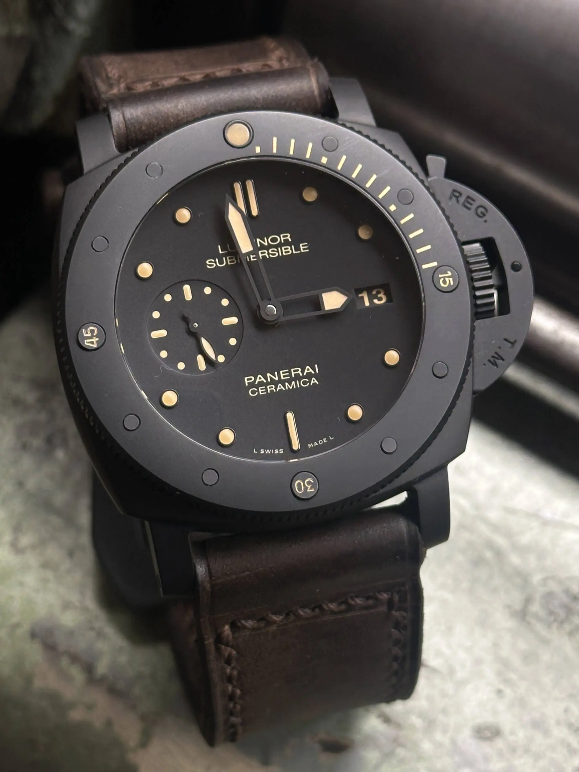 watch strap sanders PRIMEVAL limited edition vintage pam508 panerai