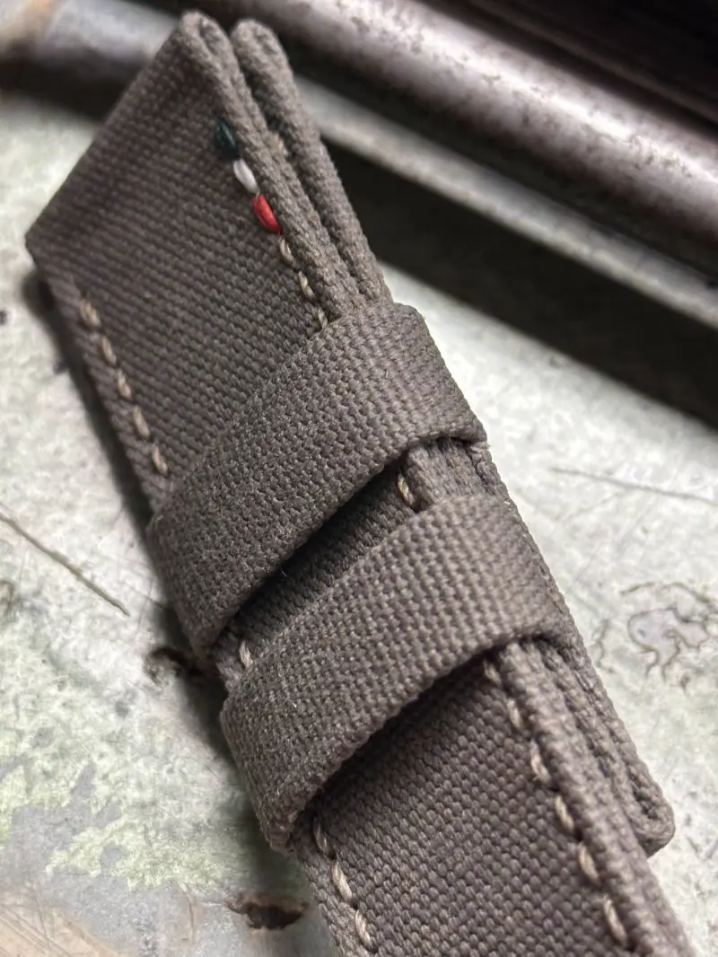 watch strap sanders KA-73 Olive grey Flag