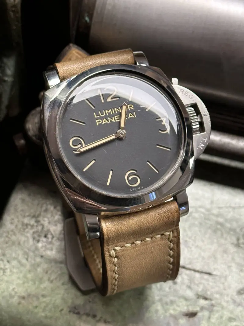 watch strap sanders ARES vintage panerai pam372